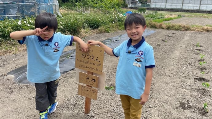 ビーバー農園「苗を植えよう編」