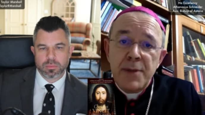 シュナイダー司教はマーシャル・テイラーとのインタビューの中で聖ピオ十世会について語る