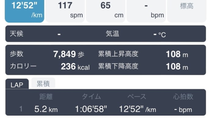 今日もウォーキング5km 8/26