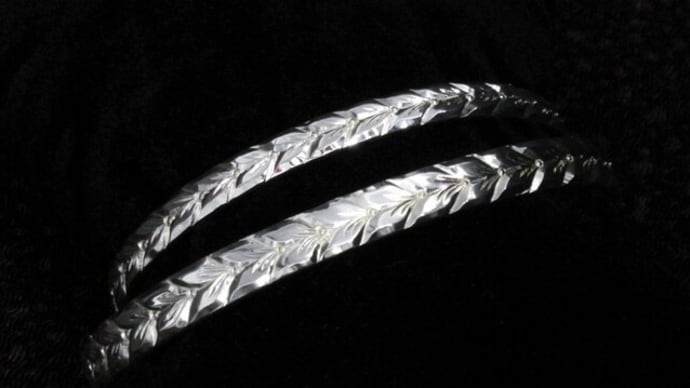 出会いと別れ エターナル シルバーアクセサリー 和彫り 零工芸