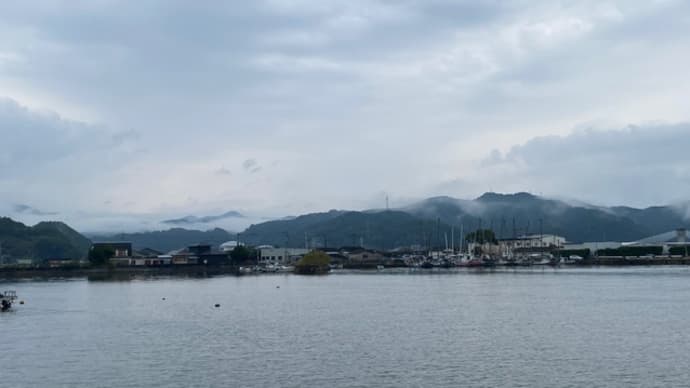 雨上がりの景色 佐敷城跡 計石より