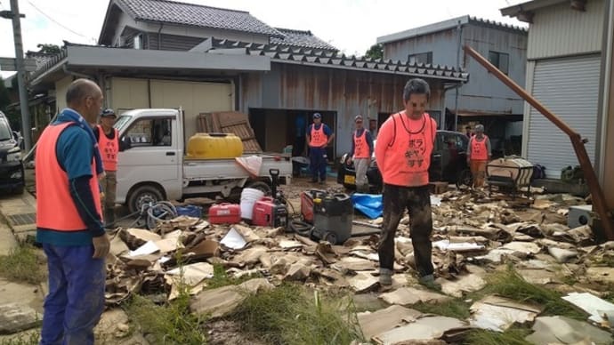 能登半島・災害ボランティアと視察 ④ ~泥掻き出し作業