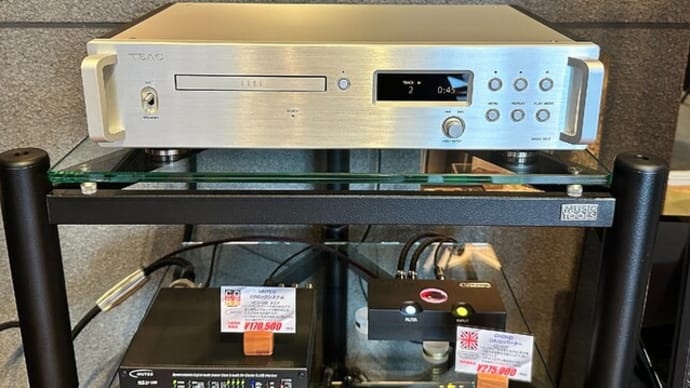 TEAC製CDトランスポートVRDS-701T試聴しました♪