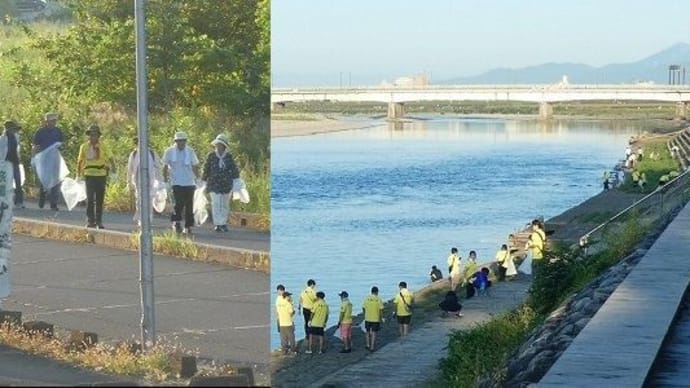 花火大会翌朝(ボランティア)