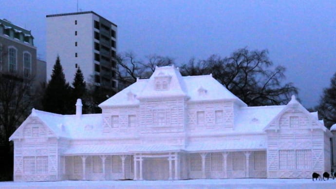 札幌雪まつり2024 ゴールデンカムイなど1