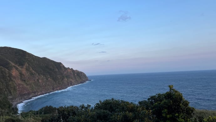 藍ケ江の海✨4月16日(水)🌤️ 夕方の海とお日さま☀️