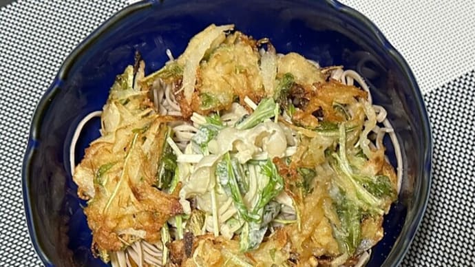1678 ホタテのひもで蕎麦