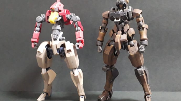【ガンプラ改造】オリジナルロボ人型兵器完成ー02