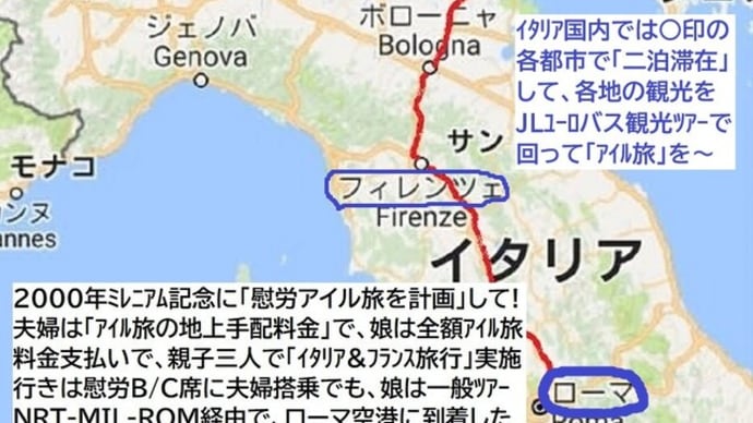 60「思い出のイタリア親子観光」➊ローマ観光編