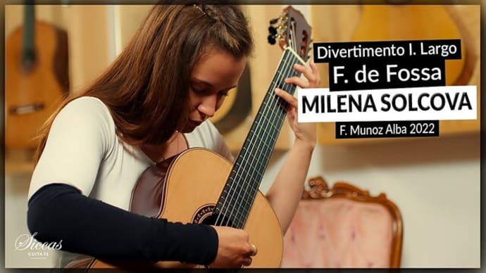 Milena Solcova plays Sarabande BWV 996 by J. S. Bach on a 2013 Zbigniew Gnatek