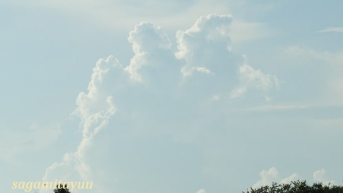 巨大な怪物「ゴジラ雲」が出現～遭遇！！