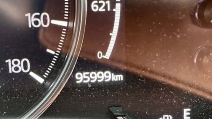 96,000kmに