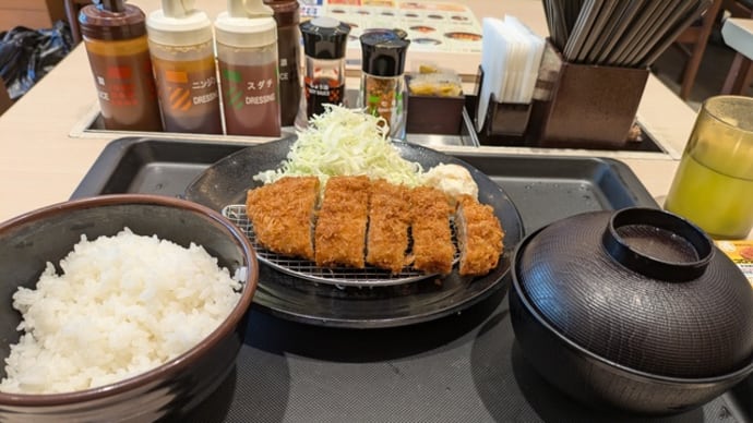 朝のとんかつ
