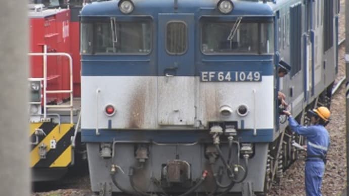 7月13日撮影 南松本にて 西線貨物8084レ 機回し その1
