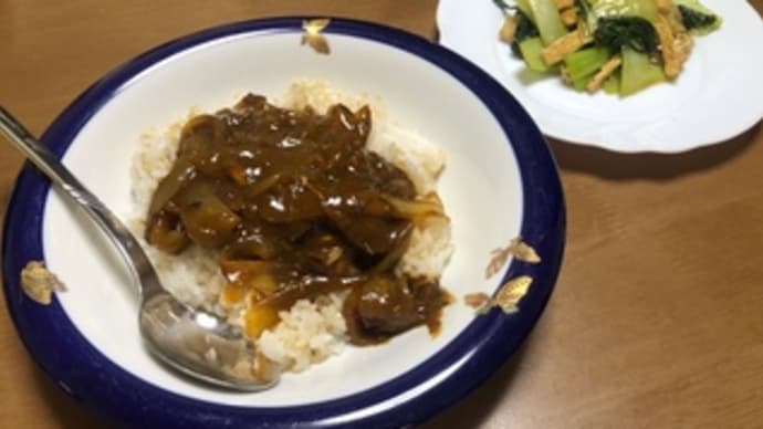 今日のランチ（サバカレー）
