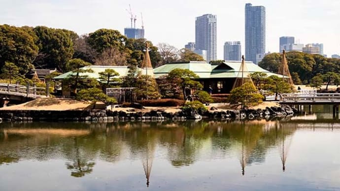浜離宮庭園、汐入の池