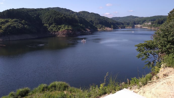 「逆柳の甌穴まつり」参加前に、久々「川上ダム」へ