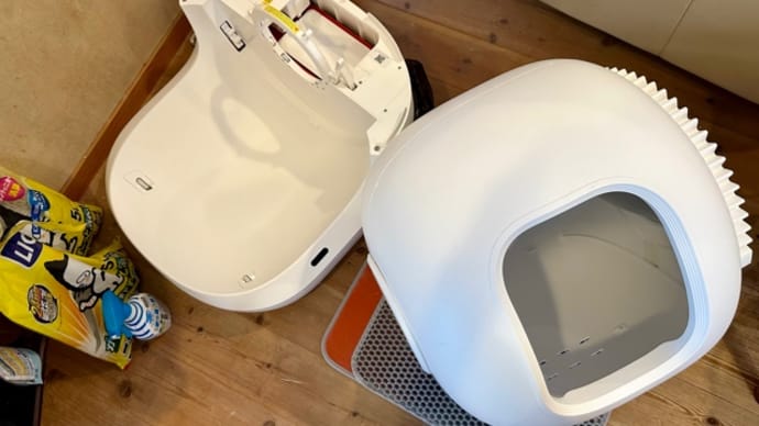銀ちゃんの自動トイレのお掃除