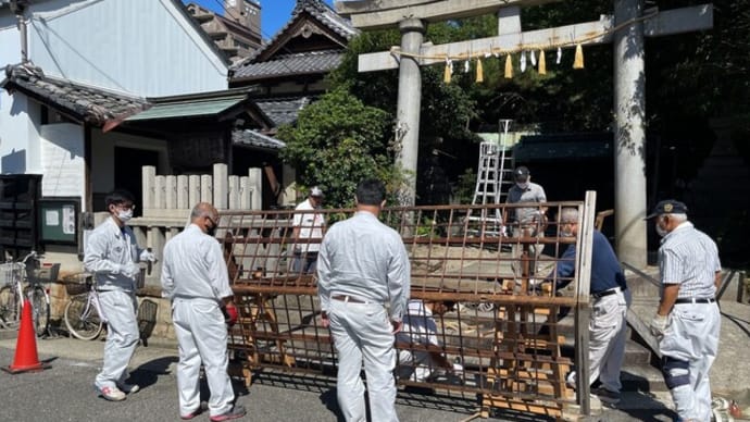 3年ぶりに氏神さんでお祭りが開催されます。