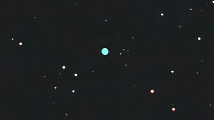 星見娘で電視観望42(エリダヌス座 NGC1535惑星状星雲）