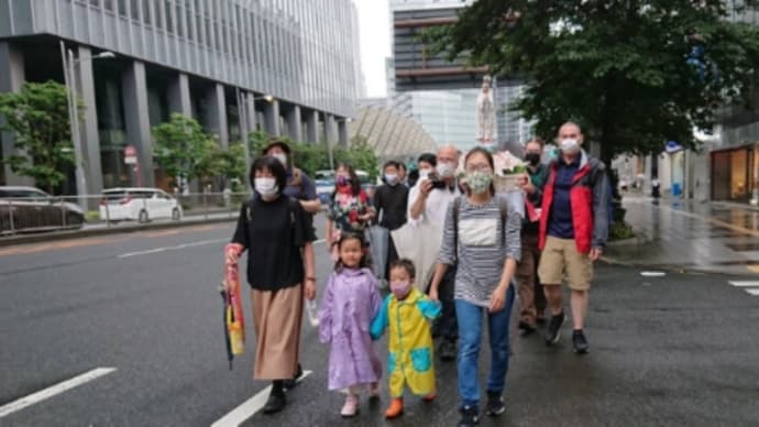 今日の東京でのマーチフォーライフの写真 Some photos of the March for Life in Tokyo today