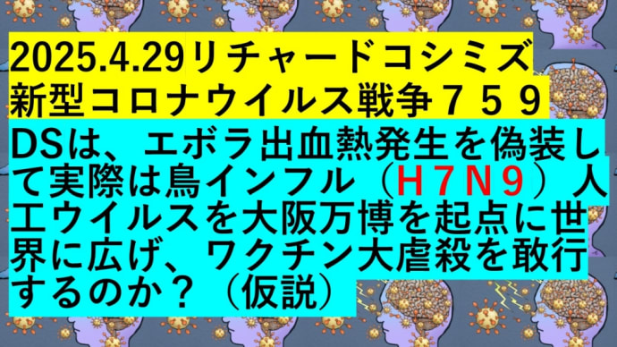 2025.4.29リチャードコシミズ 新型コロナウイルス戦争759