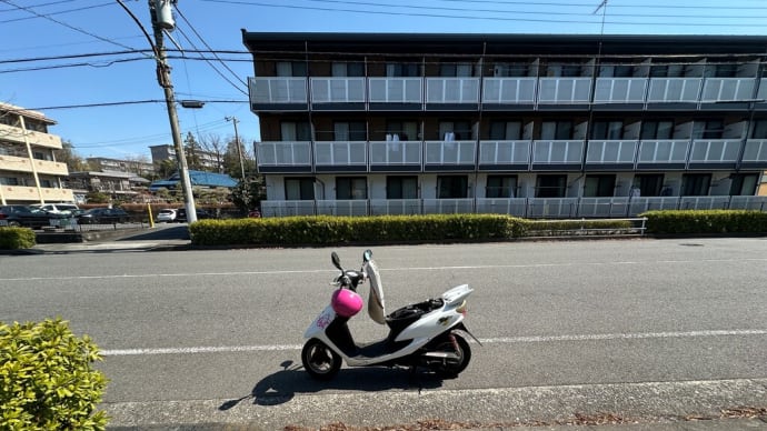 庭の工事とバイクで聖蹟桜ヶ丘へ