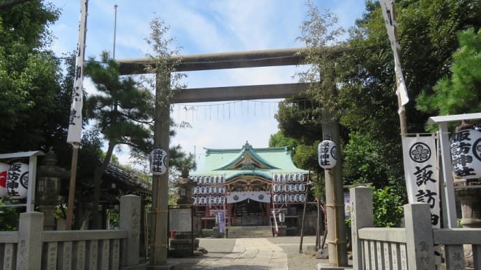 奈良や京都に行かんでも神社仏閣は近くにある！こちらは諏訪に行かいでも！
