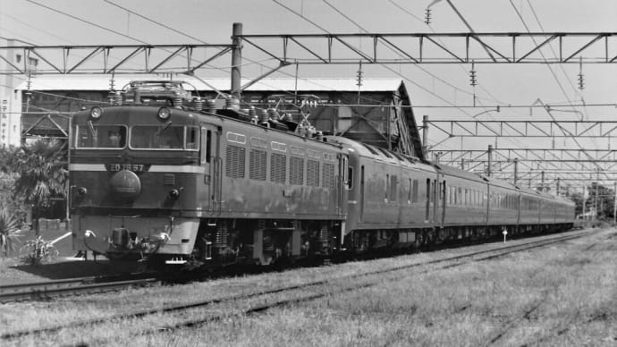 １９８６年８月に撮影した日豊本線の列車