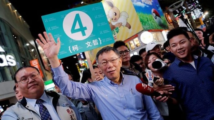 台湾総統選候補の民衆党・柯主席、日本との安保対話に意欲