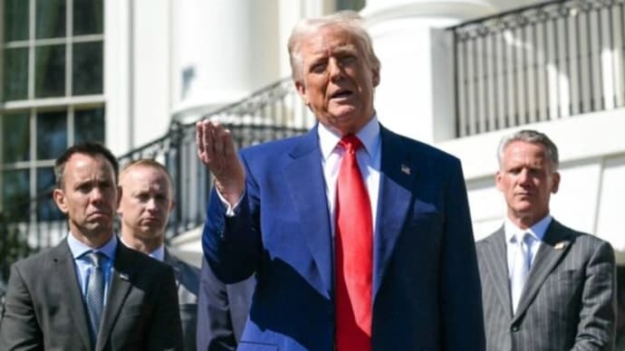 トランプ大統領 相互関税を90日間停止 対中関税125%へ