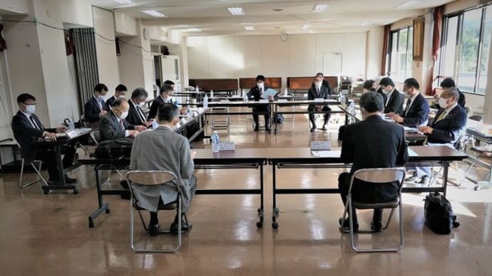 全国治水砂防協会北陸信越地区支部長・参与会議&下生野上空からの風景
