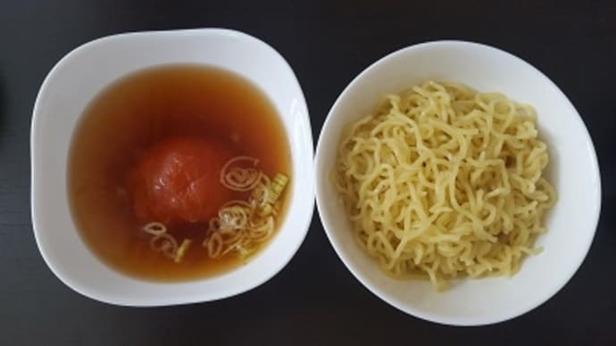 夏向きの創作つけ麺作ってみました