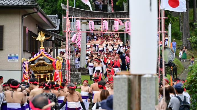 ◆岩船八幡神社の宮出し(大原はだか祭り/いすみ市)