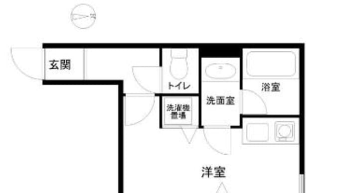 真ん中の柱がなければ!1R25.28㎡バストイレ別独立洗面台追焚オートロック宅配BOX付 東京都品川区南大井 JR京浜東北線大森駅、京急本線大森海岸駅近の人気賃貸マンション