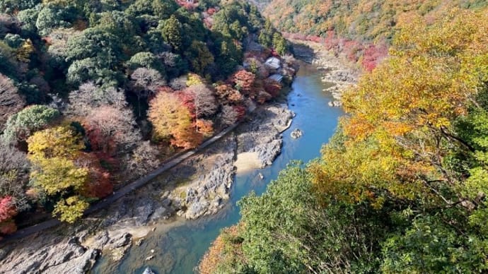 京都の紅葉巡り「嵐山」