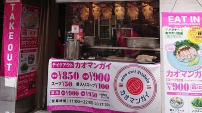 渋谷カオマンガイ（東京　渋谷）のタイ料理はとてもオススメ！