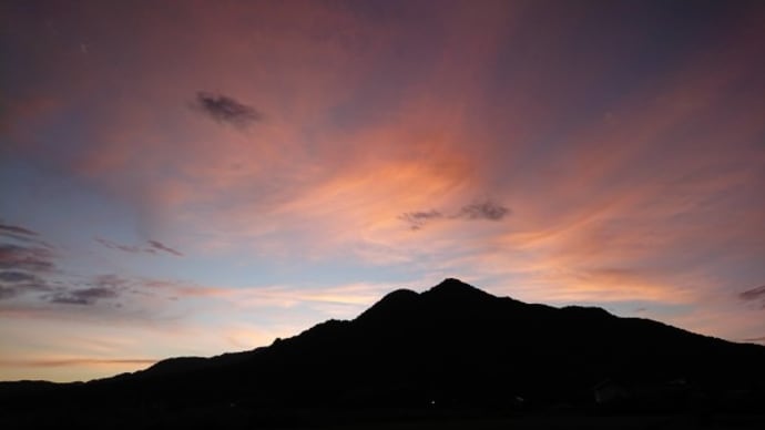 今朝の空
