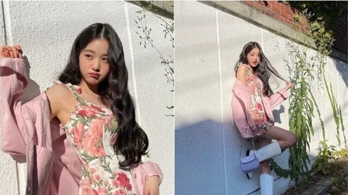 Dramatic-looking Wonyoung, 17-year-old Autumn