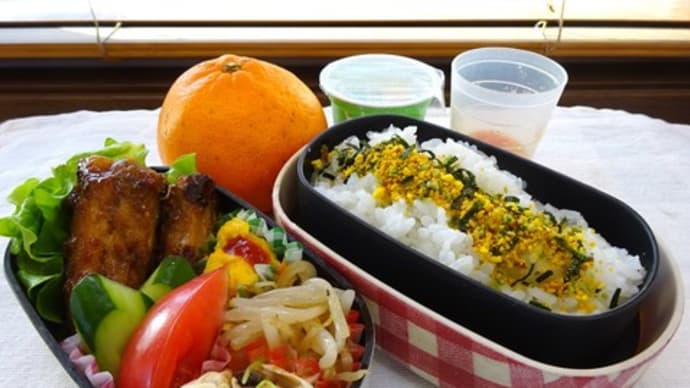 久しぶりのお弁当と、迷惑顔のはーちゃん