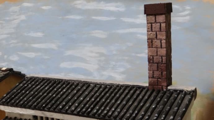 発泡スチロールジオラマ