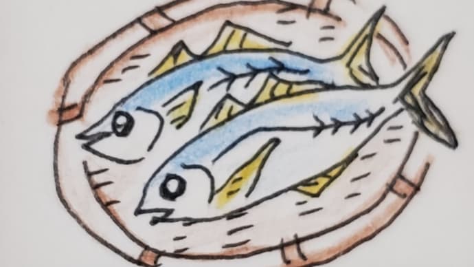 安かった鯵とアサリ