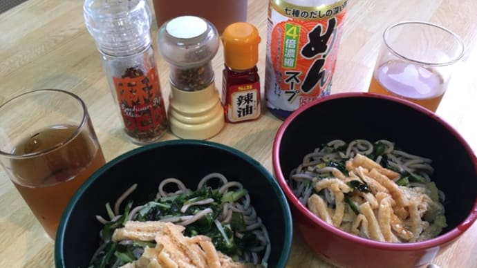 ぶっかけ蕎麦(^.^)19円麺