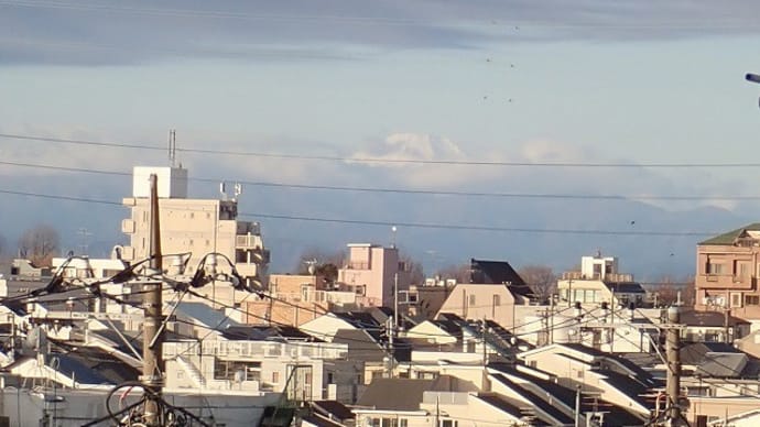 元日の富士山