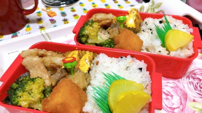 お弁当&ポニョ姫のひな人形