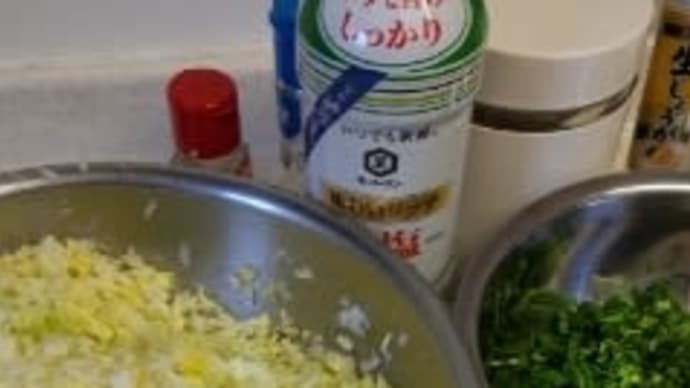 餃子を作った。