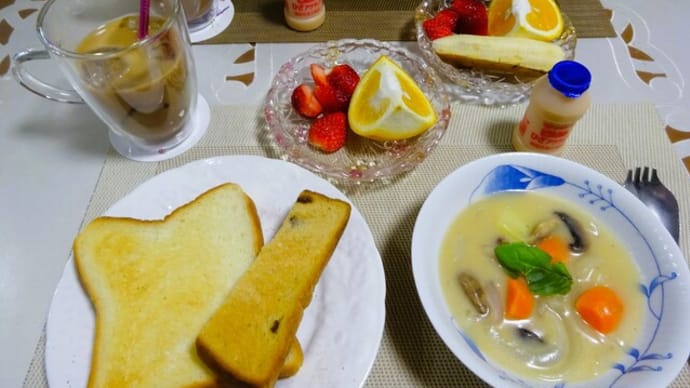 GW最終日はシチューでブランチ🍲富士山に笠雲!?