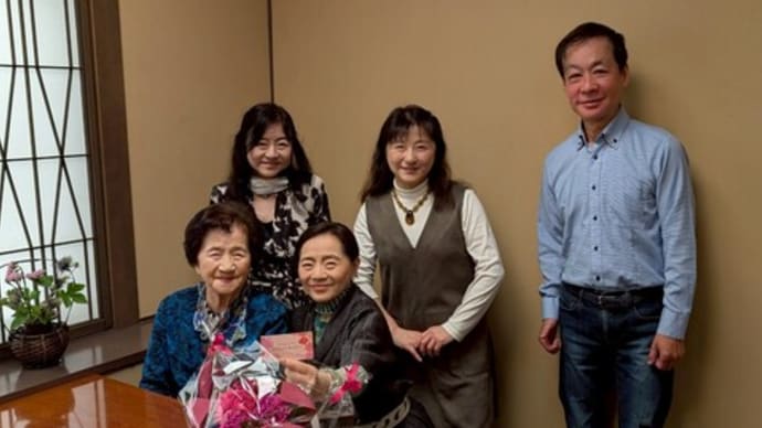 今日は母のお誕生日会!