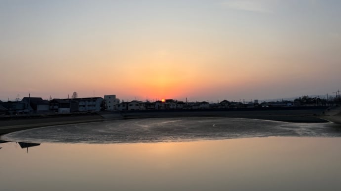 夕方散歩からのオンライン会議