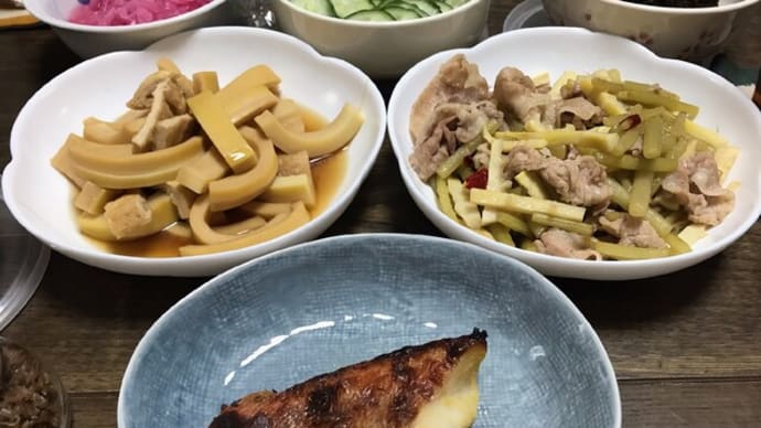 真竹のタケノコ料理